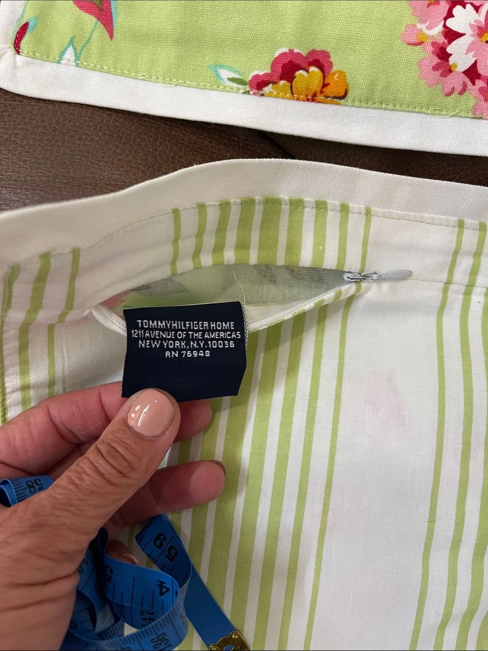 Tommy Hilfiger Floral Print Pillowcase  Set.  New.